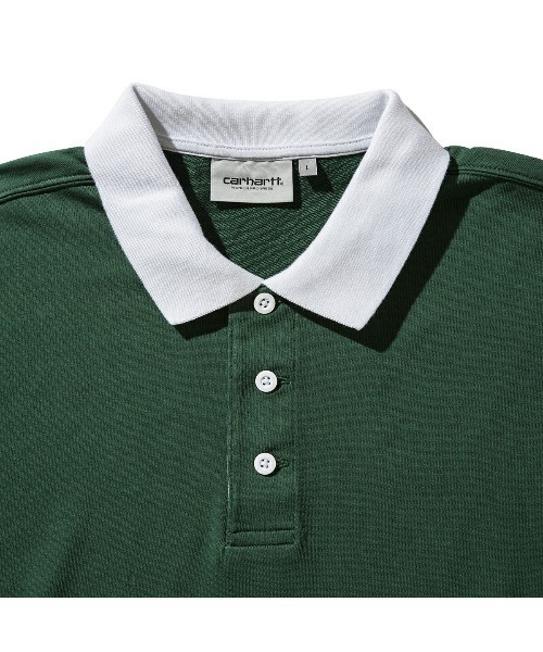 「Kinetics」 「carhartt」7分袖Tシャツ - グリーン メンズ_画像3