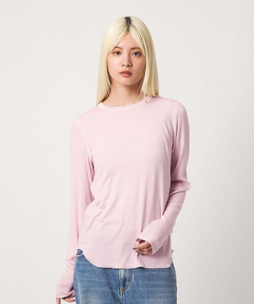 BEAUTY＆YOUTH UNITED ARROWS tシャツ 毛セルロースブレンド クルー