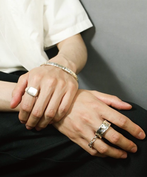 e.m.（イーエム） 指輪 リング SILVER925サイドジルコニア埋め込み