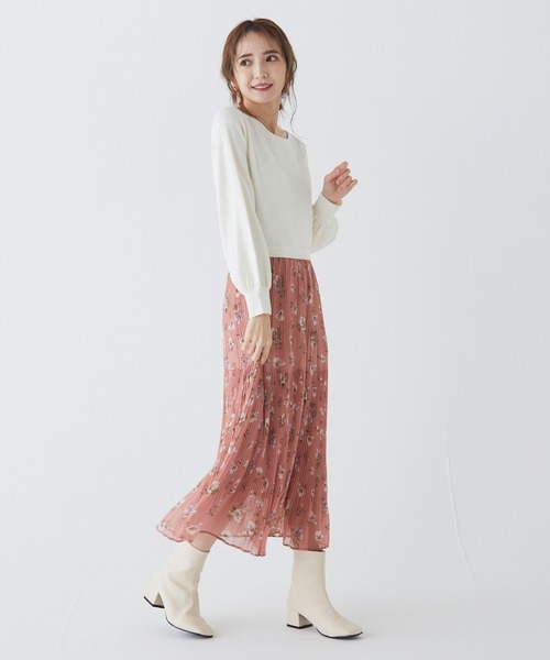 通販最新作 ワンピース フラワープリーツドッキングワンピース ZOZOTOWN PayPayモール店 - 通販 - PayPayモール 国産大得価