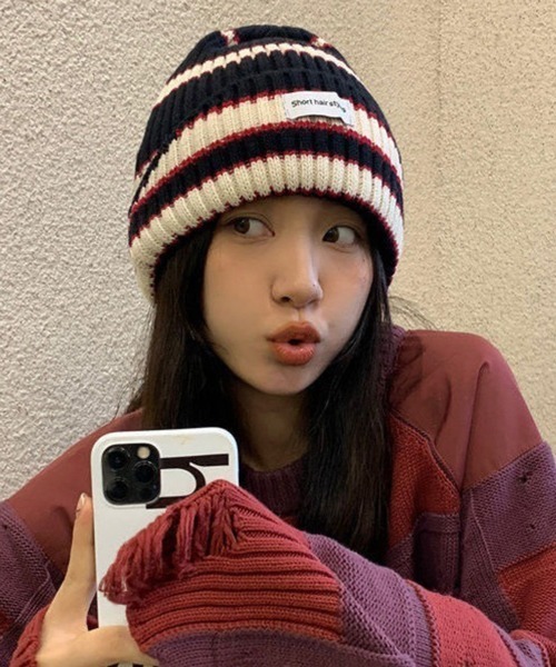 HALEY PESCA ニット帽 ニットキャップ HALEY PESCA/ルーズデザイン