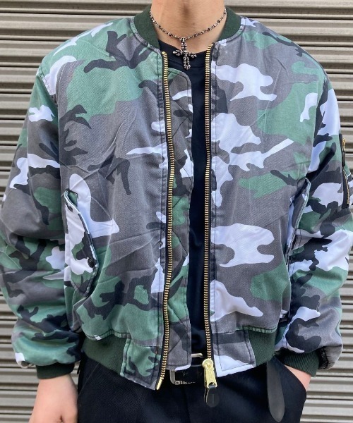 ジャケット MA-1 FostexGarments/フォステックスガーメンツ/CAMO MA-1
