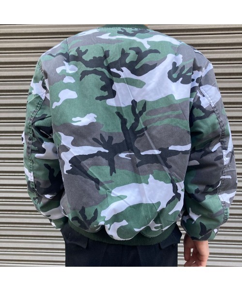 ジャケット MA-1 FostexGarments/フォステックスガーメンツ/CAMO MA-1