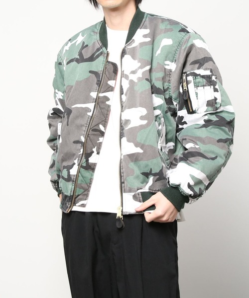 ジャケット MA-1 FostexGarments/フォステックスガーメンツ/CAMO MA-1