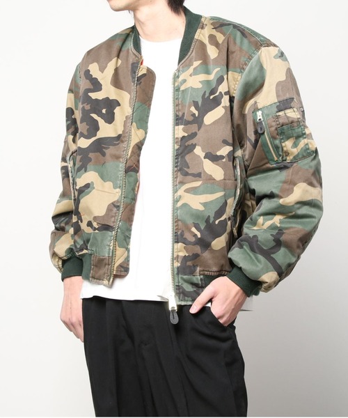 ジャケット MA-1 FostexGarments/フォステックスガーメンツ/CAMO MA-1