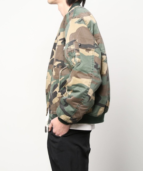 ジャケット MA-1 FostexGarments/フォステックスガーメンツ/CAMO MA-1