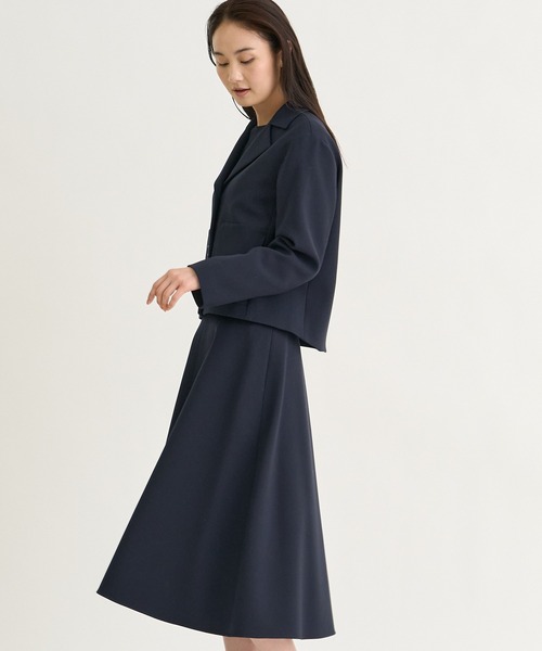 ANAYI スカート ダブルクロスフレア スカート : ZOZOTOWN Yahoo!店  