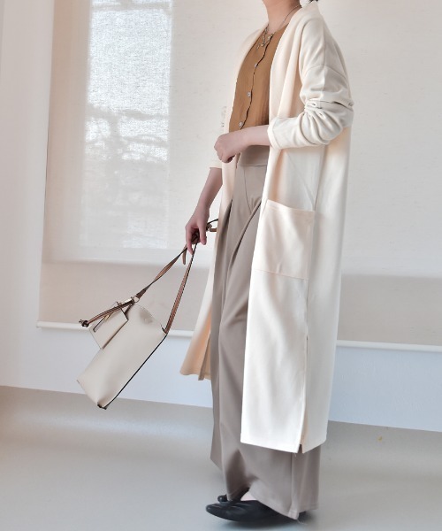 エイココンドウ　EIKO KONDO　総柄　ロングカーディガン　羽織り eiko コンドウ（レディースカーディガン、ボレロ）｜トップス