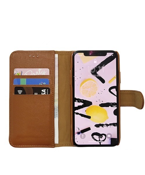 本革手帳型携帯カバー スマホケース 2WAY羊本革手帳型スマホケース : ZOZOTOWN Yahoo!店