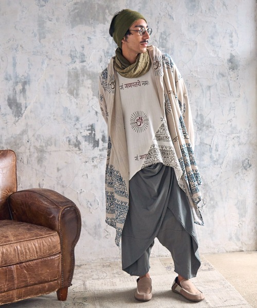 チャイハネ カーディガン 「チャイハネ」ユーフェン変形MEN'S