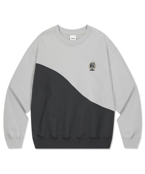 トレーナー スウェット 「mahagrid/マハグリッド」COLOR BLOCK SWEATSHIRT/カラーブロック スウェットシャツ レディース MAHAGRID トレーナー スウェット 「mahagrid/マハグリッド
