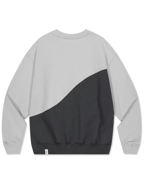 トレーナー スウェット 「mahagrid/マハグリッド」COLOR BLOCK SWEATSHIRT/カラーブロック スウェットシャツ レディース MAHAGRID トレーナー スウェット 「mahagrid/マハグリッド