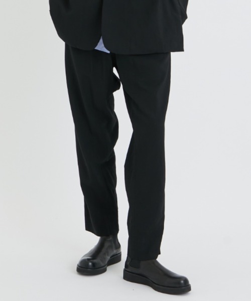 話題の人気 soe スラックス ZOZOTOWN : メンズ Trousers Tapered Washed パンツ