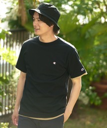 希少品 極美品 Champion U.S.A.ワンポイントロゴ刺繍 バスケシャツ Champion tシャツ 「CHAMPION/チャンピオン」ワンポイント