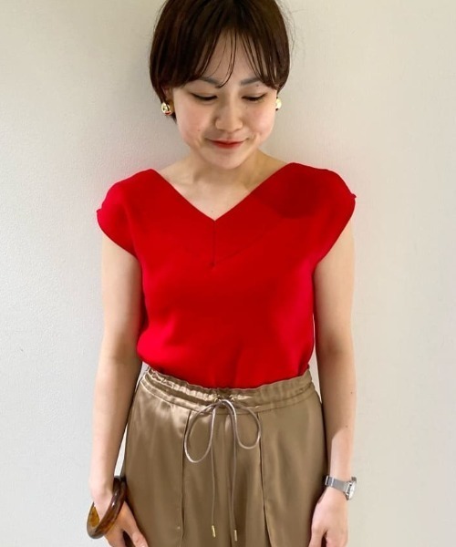 Loulou Willoughby ハンカチーフフラワー ニットアンサンブル Loulou Willoughby ハンカチーフフラワー ニットアンサンブル