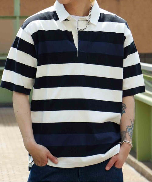 NT3912Nラガーシャツ AS KNOW tシャツ ○ワンポイントロゴ刺繍 ラガーシャツロンT