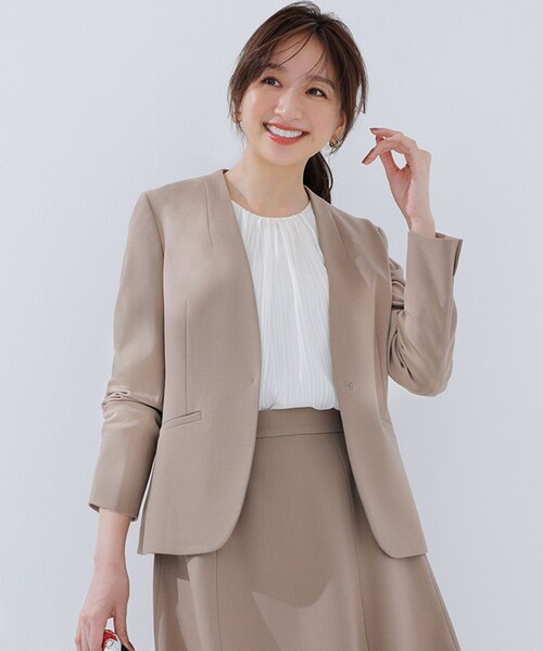 ANY SIS（エニィスィス） ジャケット ノーカラージャケット