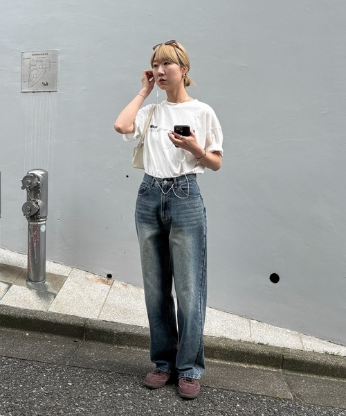 feepur ジーンズ デニム デニムパンツ ベーシックストレート