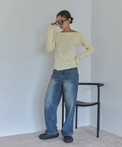 CHEEZE˓˓༼ˀᵕ̈༽ DENIM×DENIM デニムパンツ　FREEサイズ feepur ジーンズ デニム デニムパンツ 「4size展開」ベーシック