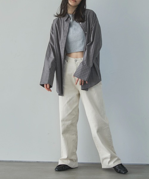 ジーンズ デニム デニムパンツ 「4size展開」ベーシックストレートデニム レディースの画像