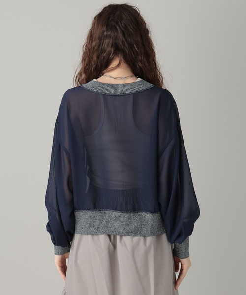 FOREVER21 カーディガン 「2024SS」シアードッキングカーデ