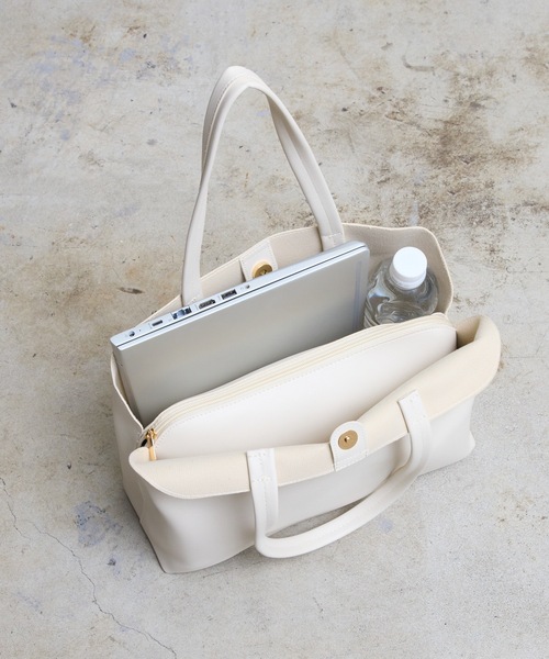 Sunny Side（サニーサイド） トートバッグ SUNNY SIDE: 3層 A4サイズ