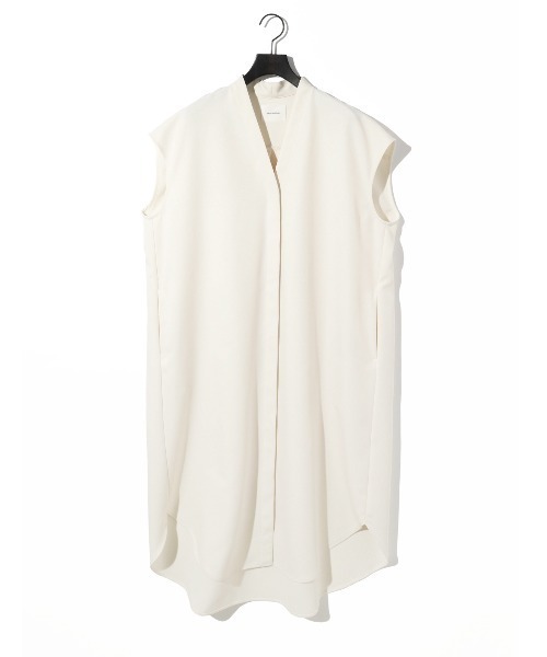 セール 国内 MIDIUMISOLID ワンピース for Ladies フレンチスリーブジレ ワンピース