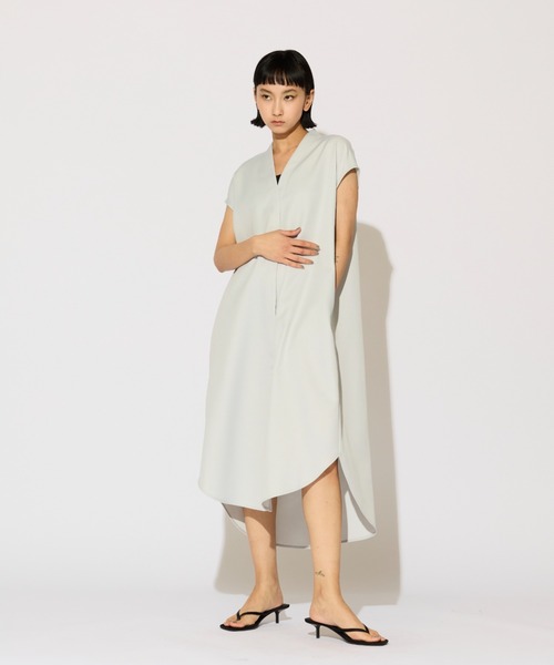 MIDIUMISOLID ワンピース for Ladies フレンチスリーブジレ