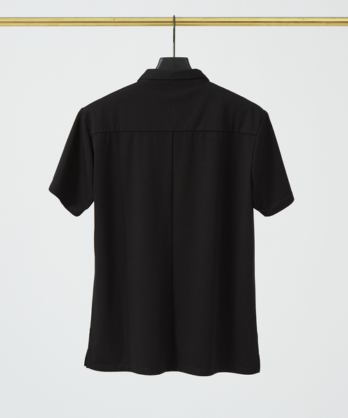 5351 POUR LES HOMMES ポロシャツ スリット ジップ ポロシャツ メンズ