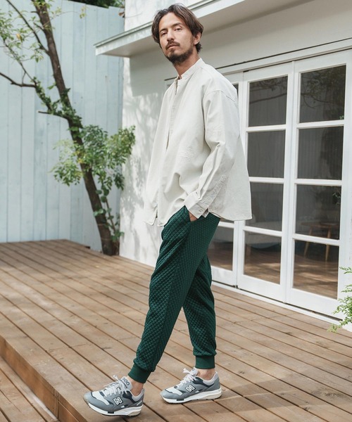 CAMBIO（カンビオ） パンツ mp12497-Diamond Quilt Cut sew Jogger