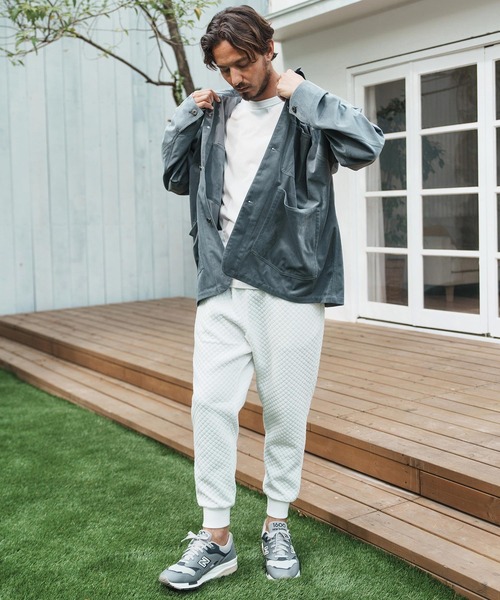 CAMBIO（カンビオ） パンツ mp12497-Diamond Quilt Cut sew Jogger