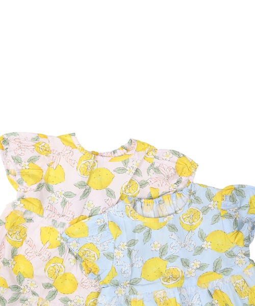 la poche biscuit（ラポシェビスキュイ） ワンピース レモン柄