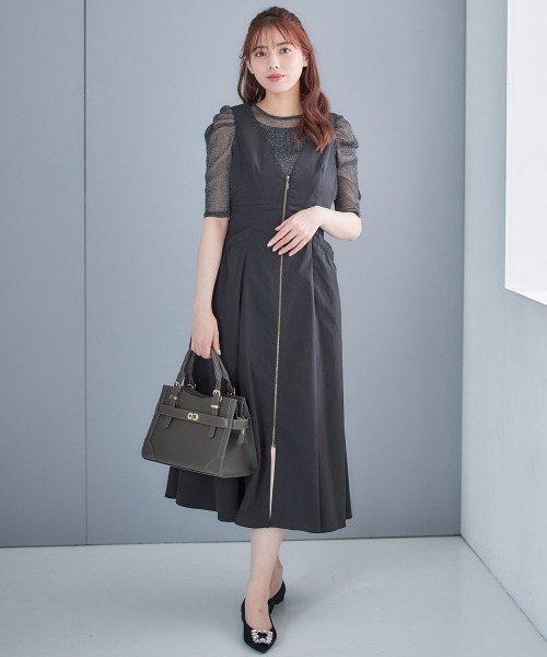 12Twelve Agenda（トゥエルブ アジェンダ） ジャンパースカート 前ZIP