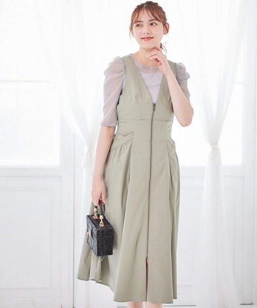 12Twelve Agenda（トゥエルブ アジェンダ） ジャンパースカート 前ZIP