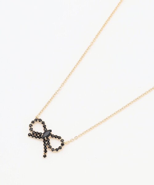 TOCCA ネックレス GLITTER RIBBIN NECKLACE レディース