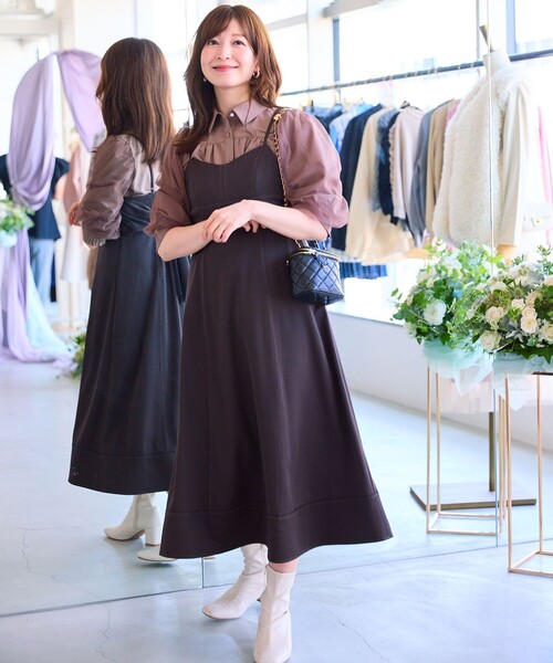 レア❗️美品♡試着のみ♡familiar ワンピース 🇬🇧でゲット洋服ﾊﾟｰﾄ2のワンピ