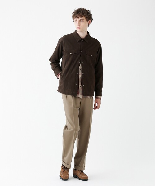 タケオキクチ（TAKEO KIKUCHI）/【THE FLAGSHIP】アマレッタスエード　シャツGジャン TAKEO KIKUCHI（タケオキクチ） シャツ 「THE FLAGSHIP」アマレッタ