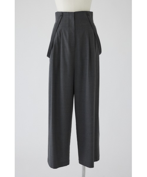 RIM.ARK Super High Waist PTスーパーハイウエストパンツ RIM.ARK ワイドパンツ スラックス パンツ 入学式 入園式 卒業式 Super