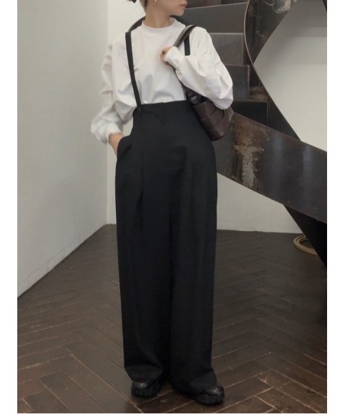 RIM.ARK Super High Waist PTスーパーハイウエストパンツ RIM.ARK ワイドパンツ スラックス パンツ 入学式 入園式 卒業式 Super