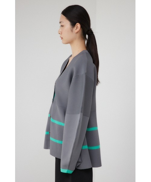カーディガン 「PLUS」コクーンスリーブペプラムカーディガン レディース PLUS（AZUL BY MOUSSY） カーディガン 「PLUS」コクーンスリーブ