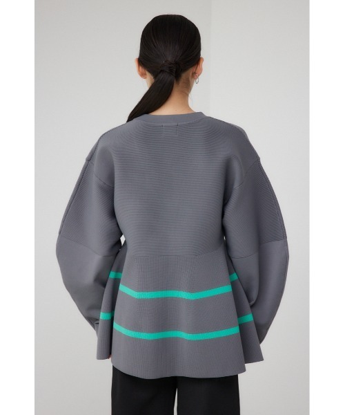 PLUS（AZUL BY MOUSSY） カーディガン 「PLUS」コクーンスリーブ