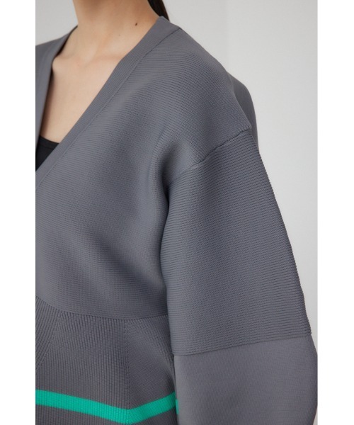 【PLUS】コクーンスリーブペプラムカーディガン/レディース/トップス カーディガン  長袖 ブランド AZUL PLUS【SALE】 PLUS】コクーンスリーブペプラムカーディガン｜WOMEN｜250HAP70