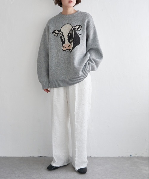 notch. ニット セーター ウシジャガードニット レディース : ZOZOTOWN