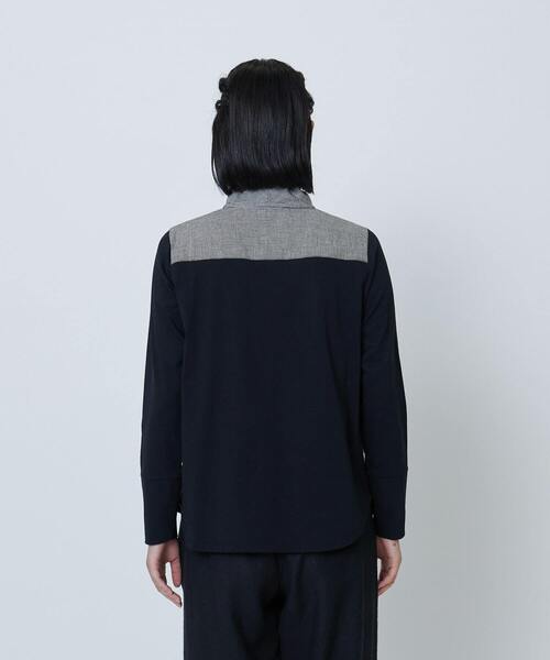 LOISIR tシャツ ラミーローン×ハイゲージ天竺カットソーブラウス