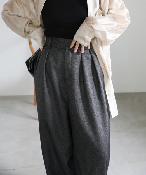 select MOCA（セレクトモカ） スラックス パンツ ツイードスラックス