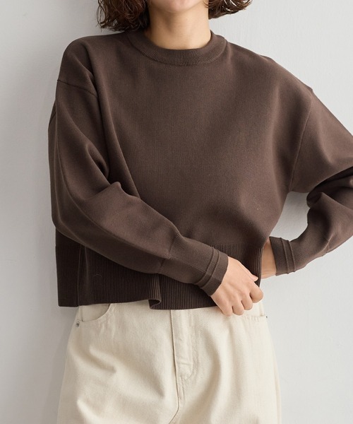 フォクシー ショート丈セーター セーター セール】 フォックスカシミヤファー ショート丈 ニット （ニット