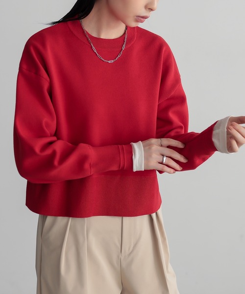 for/c（フォーシー） ニット セーター 「新色追加」スウェットライク