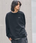 トレーナー スウェット テックフリース胸刺繍ロ...の詳細画像3