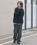 トレーナー スウェット テックフリース胸刺繍ロ...の詳細画像5