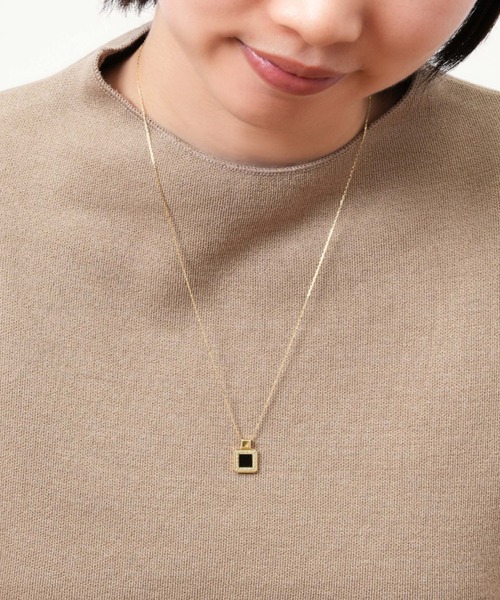 VENDOME　AOYAMA　ブラックカルセドニー　ネックレス　K18 VENDOME AOYAMA（ヴァンドーム青山） ネックレス K18YG ブラック